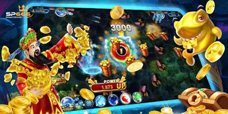 Trong vua săn cá còn trang bị những khẩu súng mạnh mẽ